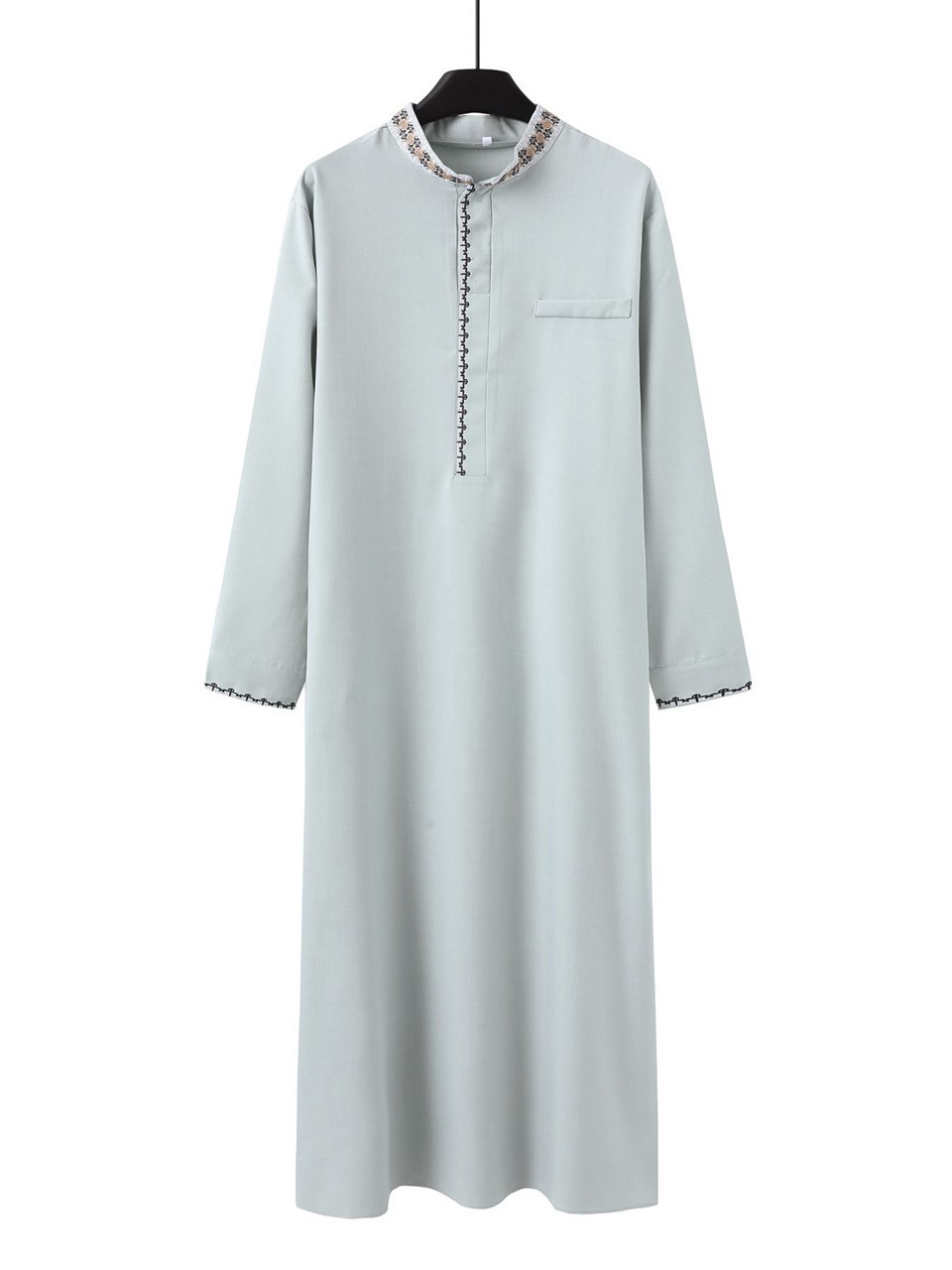 Muslimanski dugi rukavi vezeni kaftan